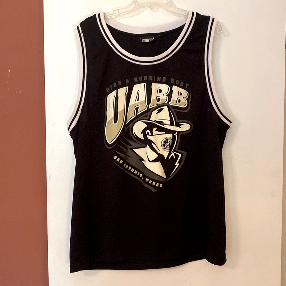 Upon A Burning Body Texas Blood Basketball Jersey